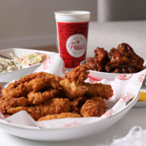 Get your game face on. We make it easy to feed your gameday crowd. Enjoy chicken tenders, Buffalo wings and more to score points with your biggest fans. Well played, my friend.