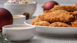 Holiday catering chicken tenders